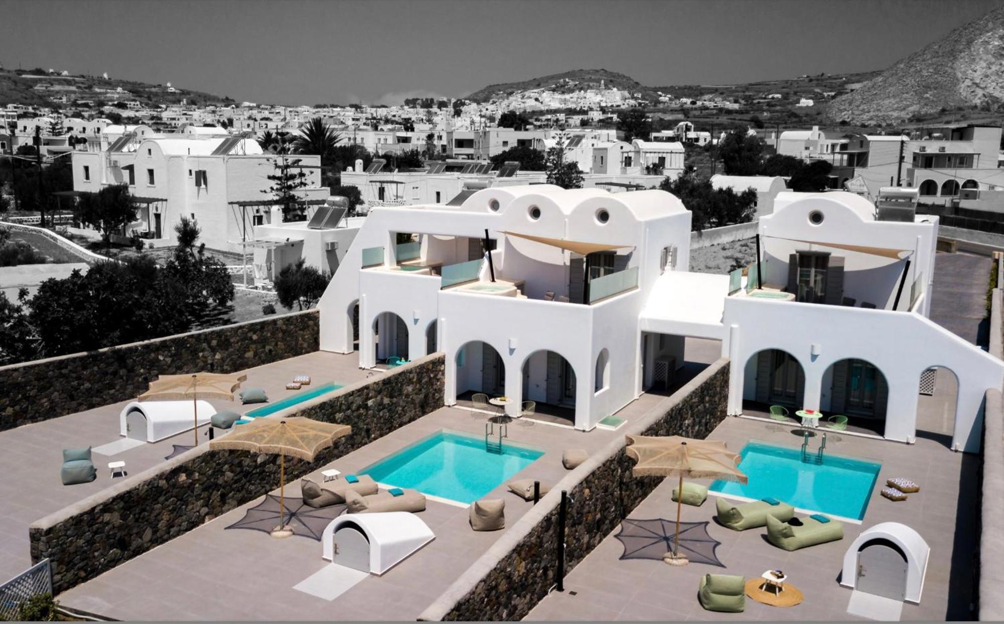 Modern Dome Homes Of Santorini Периса Екстериор снимка